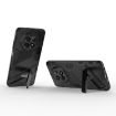 Realme 12 5G Global Punk Armor Phone Case with Holder (Black) - 4
