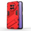 Realme 12 5G Global Punk Armor Red Phone Case with Holder - 1