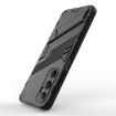 Realme C65 4G Global Punk Armor Phone Case with Holder (Black) - 5