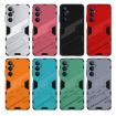 Realme C65 4G Global Punk Armor Phone Case with Holder - Blue - 7