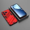 Realme C63 4G Global Punk Armor Phone Case with Holder - Red - 2