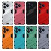 Realme C63 4G Global Punk Armor Phone Case with Holder - Orange - 7