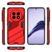 Realme 13 Pro 5G Punk Armor Red Phone Case with Holder - PC + TPU - 3