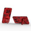 Realme 13 Pro 5G Punk Armor Red Phone Case with Holder - PC + TPU - 4