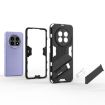 Realme 13 Pro 5G Punk Armor Red Phone Case with Holder - PC + TPU - 6