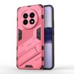 Realme 13 Pro 5G Punk Armor Phone Case with Holder - Light Red - 1