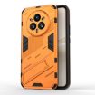 Realme 14 Pro+ 5G Punk Armor Phone Case with Holder - Orange - 1