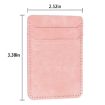 Frosted Card Bag Mobile Phone Back Sticker Pink - BFK13 - 2