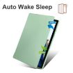 Samsung Galaxy Tab A8 Green Acrylic 360 Rotation Leather Case - 2