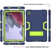Samsung Galaxy Tab A8 Silicone Hybrid Case with Holder - Navy/Yellow/Green - 2
