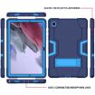Samsung Galaxy Tab A8 Navy Blue Robot Silicone Hybrid Case with Holder - 2