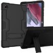 Samsung Galaxy Tab A8 Black Robot Silicone Hybrid Case with Holder - 1
