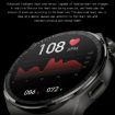 KT62 Smart Watch - 1.36" TFT, Bluetooth Call, Blood Oxygen, Black Strap - 9