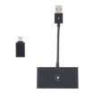 USB & USB-C Wired to Wireless CarPlay Adapter for iPhone - Black - 2