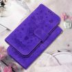 Tecno Spark 30 Pro Purple Butterfly Rose Embossed Leather Case - 2