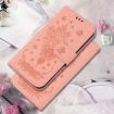 Tecno Spark 30 Pro Pink Butterfly Rose Embossed Leather Phone Case - 2