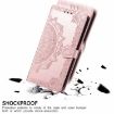 Ulefone Note 16 Pro Rose Gold Mandala Flower Leather Phone Case - 5