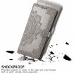 Ulefone Note 16 Pro Grey Mandala Flower Embossed Leather Case - 5