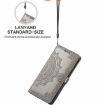 Ulefone Note 16 Pro Grey Mandala Flower Embossed Leather Case - 6
