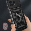 Motorola Edge 40 Pro Gold Phone Case with Sliding Camera Cover TPU+PC - 7
