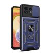 Motorola Edge 40 Pro Phone Case Blue - Sliding Camera Cover TPU+PC Design - 1