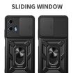 Motorola Moto G04/G24 Gold TPU+PC Phone Case with Sliding Camera Cover - 4