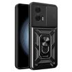 Motorola Edge 50 Fusion Black TPU+PC Case with Sliding Camera Cover - 1