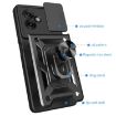 Motorola Moto G55 Phone Case Black - Sliding Camera Cover TPU+PC Design - 3