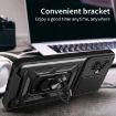 Motorola Moto G55 Phone Case Black - Sliding Camera Cover TPU+PC Design - 7