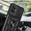 Motorola Moto G55 Phone Case Blue - Sliding Camera Cover TPU+PC Design - 6