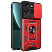 Motorola Edge 50 Neo Red TPU+PC Case with Sliding Camera Cover - 1