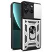 Motorola Edge 50 Neo Silver TPU+PC Case with Sliding Camera Cover - 1