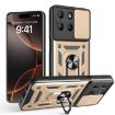 Motorola Moto G15 Gold TPU+PC Case with Sliding Camera Cover - 1
