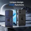 Moto G 5G 2024 Blue Case with Sliding Camera Cover TPU+PC - 6