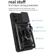 Realme C53/Narzo N53 4G Gold TPU Hybrid PC Case with Sliding Camera Cover - 2