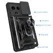 Realme Narzo 60x 5G Black TPU Hybrid PC Case with Sliding Camera Cover - 3