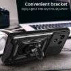 Realme Narzo 60x 5G Silver TPU Hybrid PC Case with Sliding Camera Cover - 6