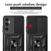 Realme C65 4G Mint Green TPU Hybrid PC Case with Sliding Camera Cover - 4