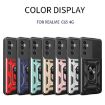 Realme C65 4G Gold Phone Case with Sliding Camera Cover TPU Hybrid PC - 2
