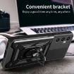 Realme C65 4G Silver Phone Case with Sliding Camera Cover TPU Hybrid PC - 7