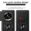 Realme 13 Pro/13 Pro+ 5G Red TPU Hybrid PC Case with Sliding Camera Cover - 4