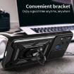 Realme C25/C15 Blue Sliding Camera Cover TPU Hybrid PC Phone Case - 7