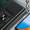 Realme C61/C63 Red TPU Hybrid PC Case with Sliding Camera Cover - 4