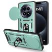 Realme 13+ 5G Phone Case Mint Green - Sliding Camera Cover TPU Hybrid PC - 1