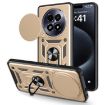 Realme 13+ 5G Gold Phone Case with Sliding Camera Cover TPU Hybrid PC - 1