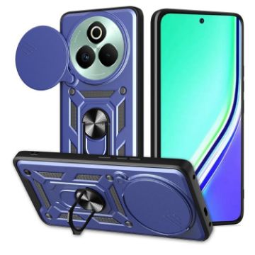 Realme P3 Pro 5G Blue TPU Hybrid PC Case with Sliding Camera Cover - 1