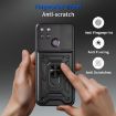 Realme C21Y/C25Y Black TPU Hybrid PC Case with Sliding Camera Cover - 6
