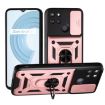 Realme C21Y/C25Y Rose Gold Sliding Camera Cover TPU Hybrid PC Case - 1
