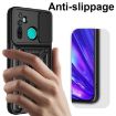 Realme 5 Pro Rose Gold Sliding Camera Cover TPU Hybrid PC Case - 5
