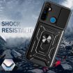 Realme 5 Gold TPU Hybrid PC Phone Case with Sliding Camera Cover - 7
